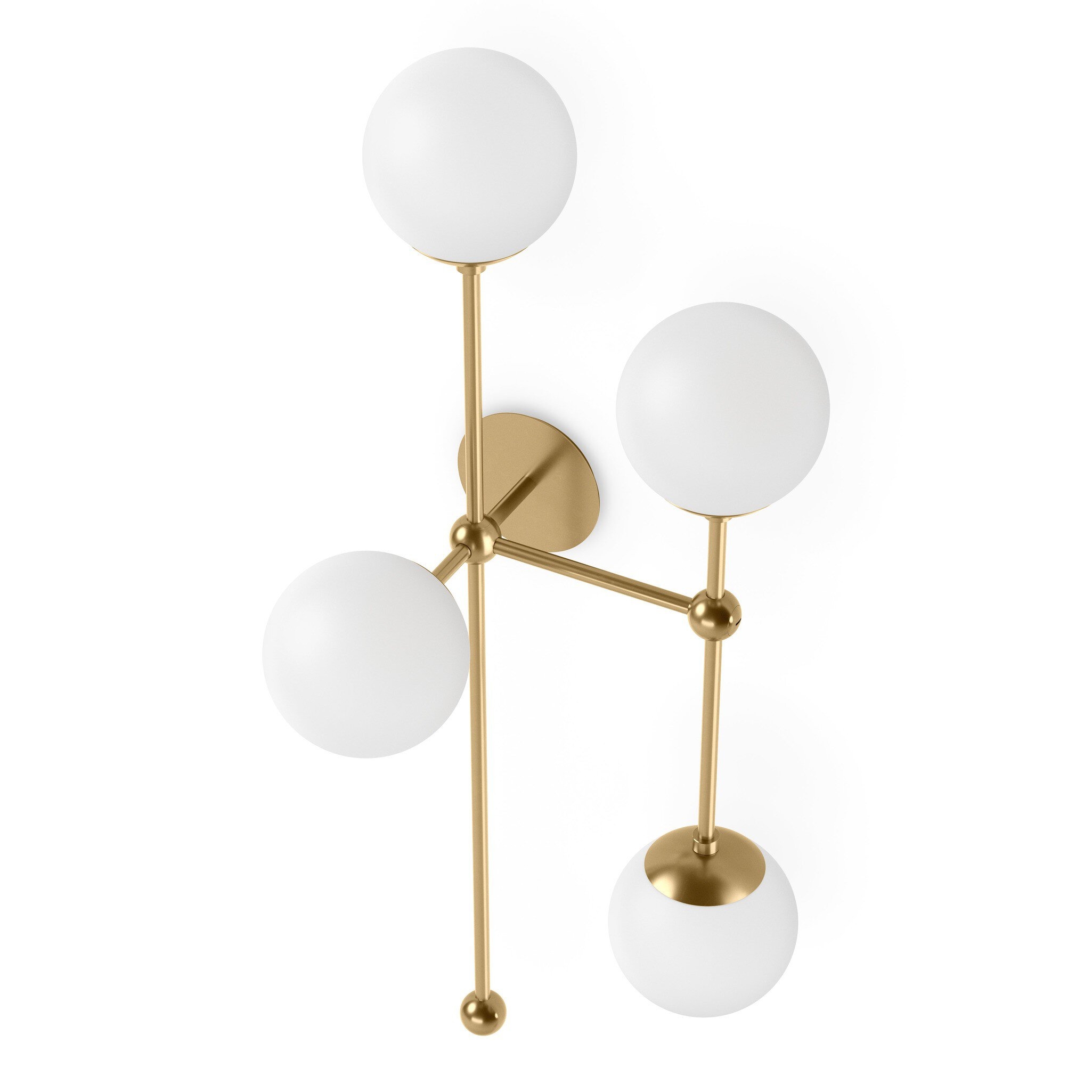 Armstrong 4 R Sconce - Burnished Brass - Image 7