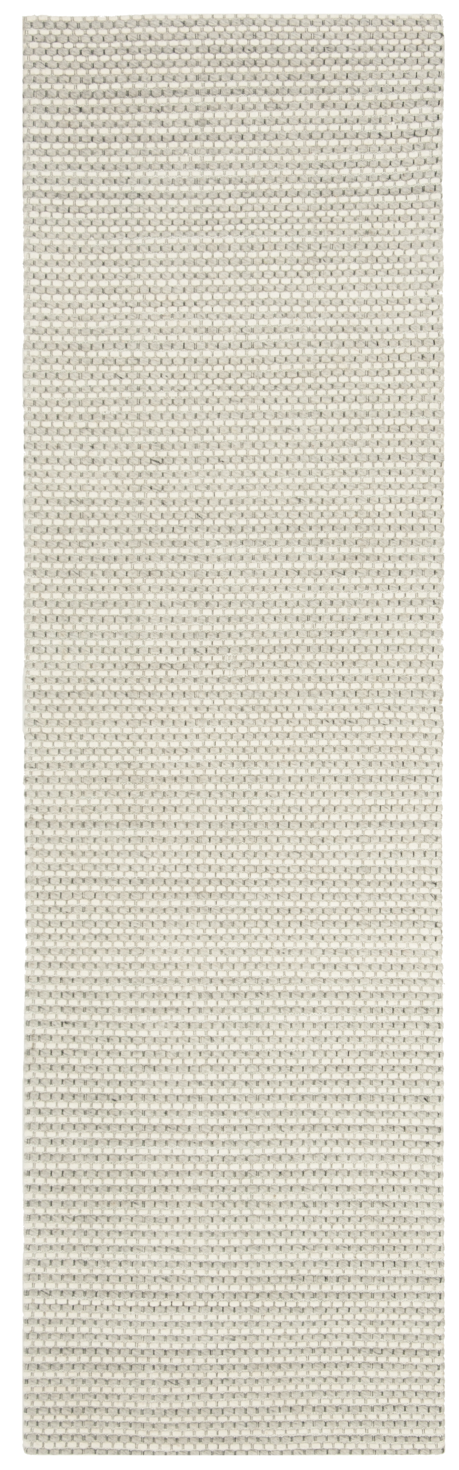Arlo Home Hand Woven Area Rug, NAT801G, Silver/Ivory,  2' 3" X 8' - Image 0