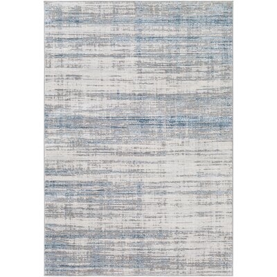 Amaro Power Loom Gray/Blue Rug - Image 0