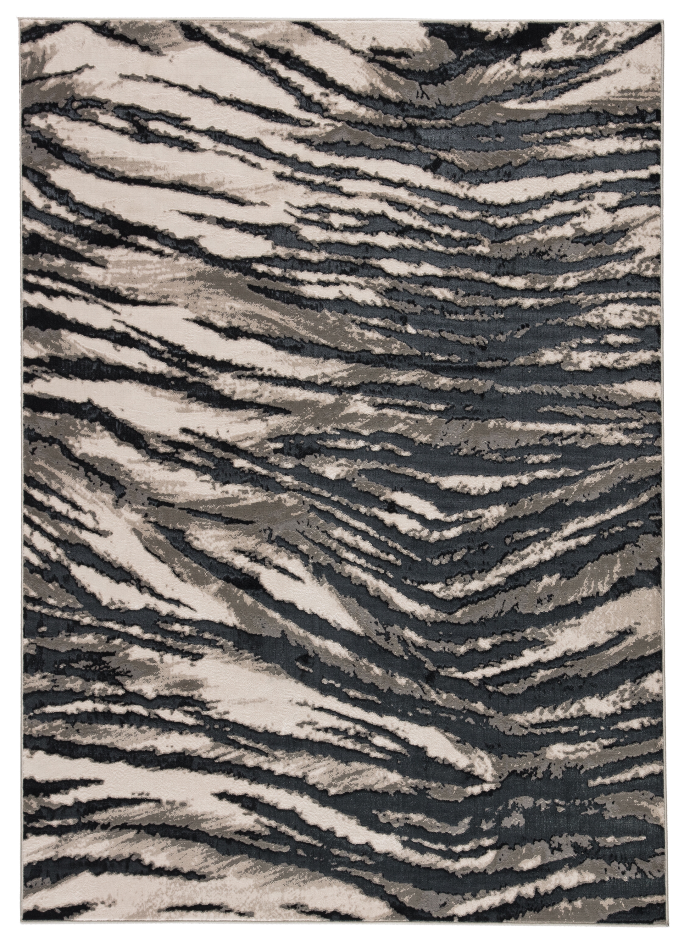 Saber Animal Black/ Gray Area Rug (9'6"X13') - Image 0