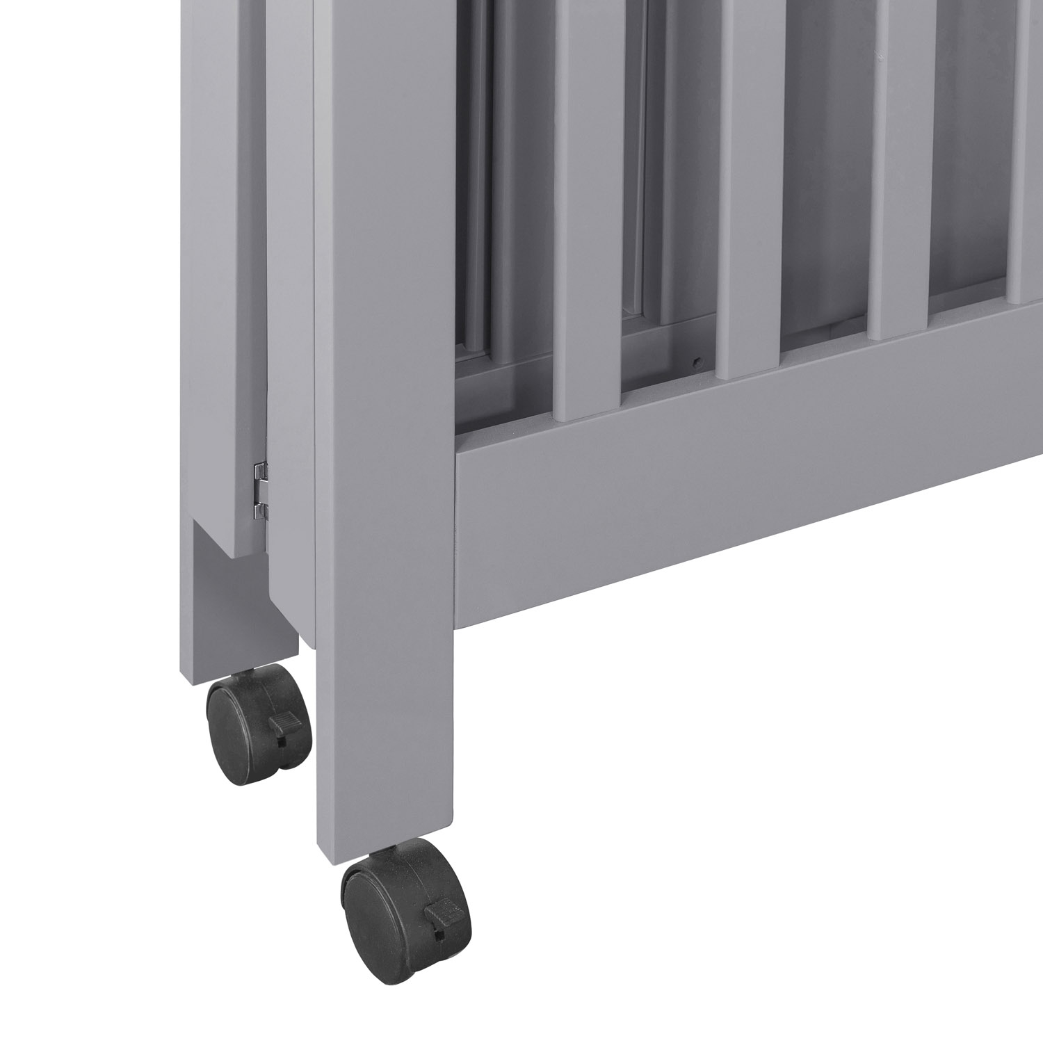 Babyletto Origami Modern Classic Grey Collapsible Mini Crib - Image 7