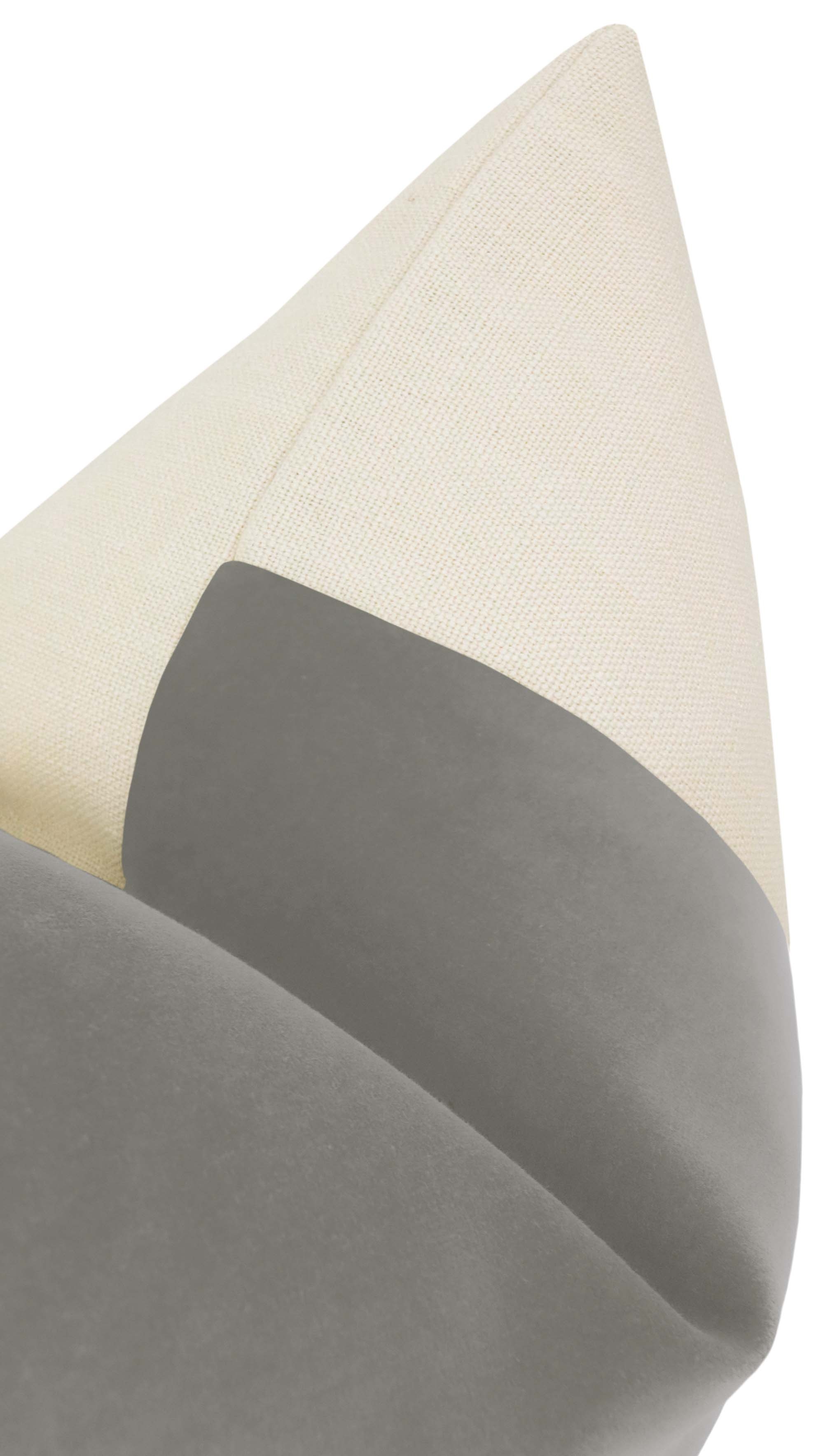 PANEL :: SIGNATURE VELVET // DOVE GREY - 20" X 20" - Image 2