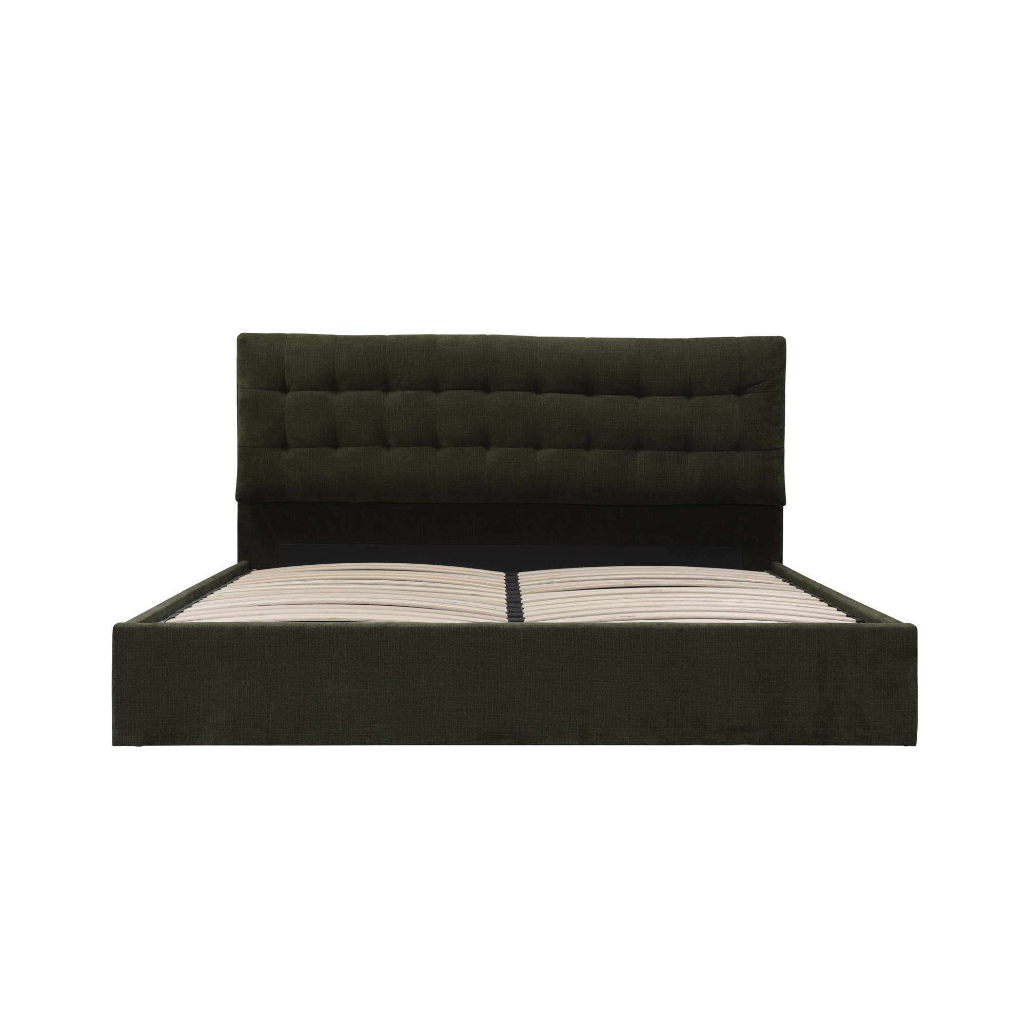 Sebastion King Storage Bed Green - Image 0