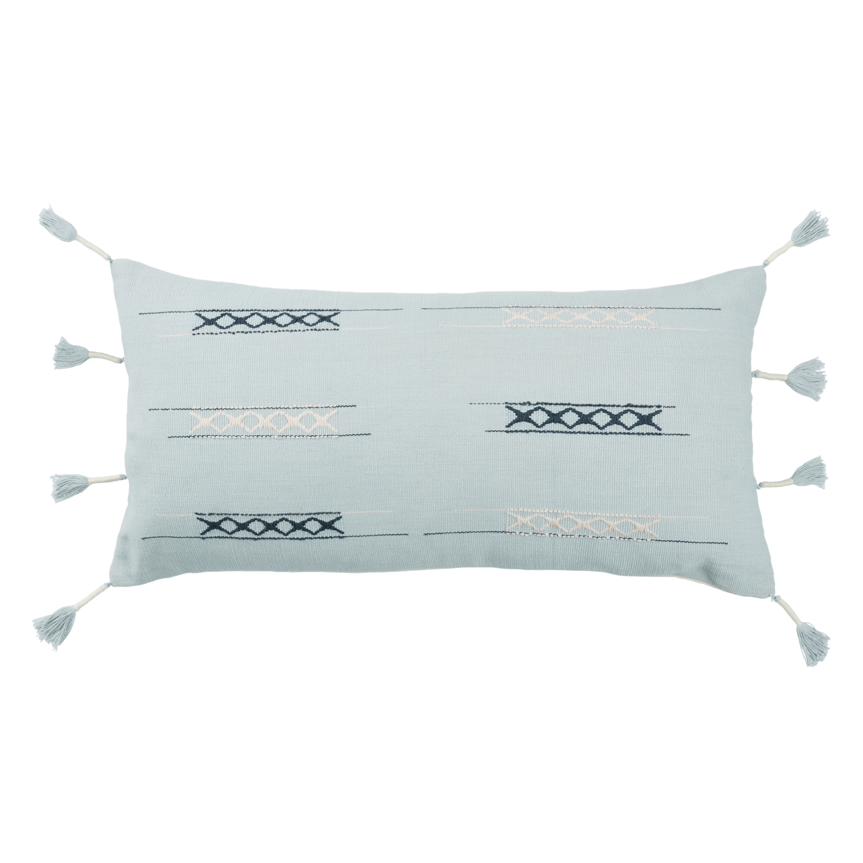 Design (US) Light Blue 13"X21" Pillow- Down Insert - Image 0