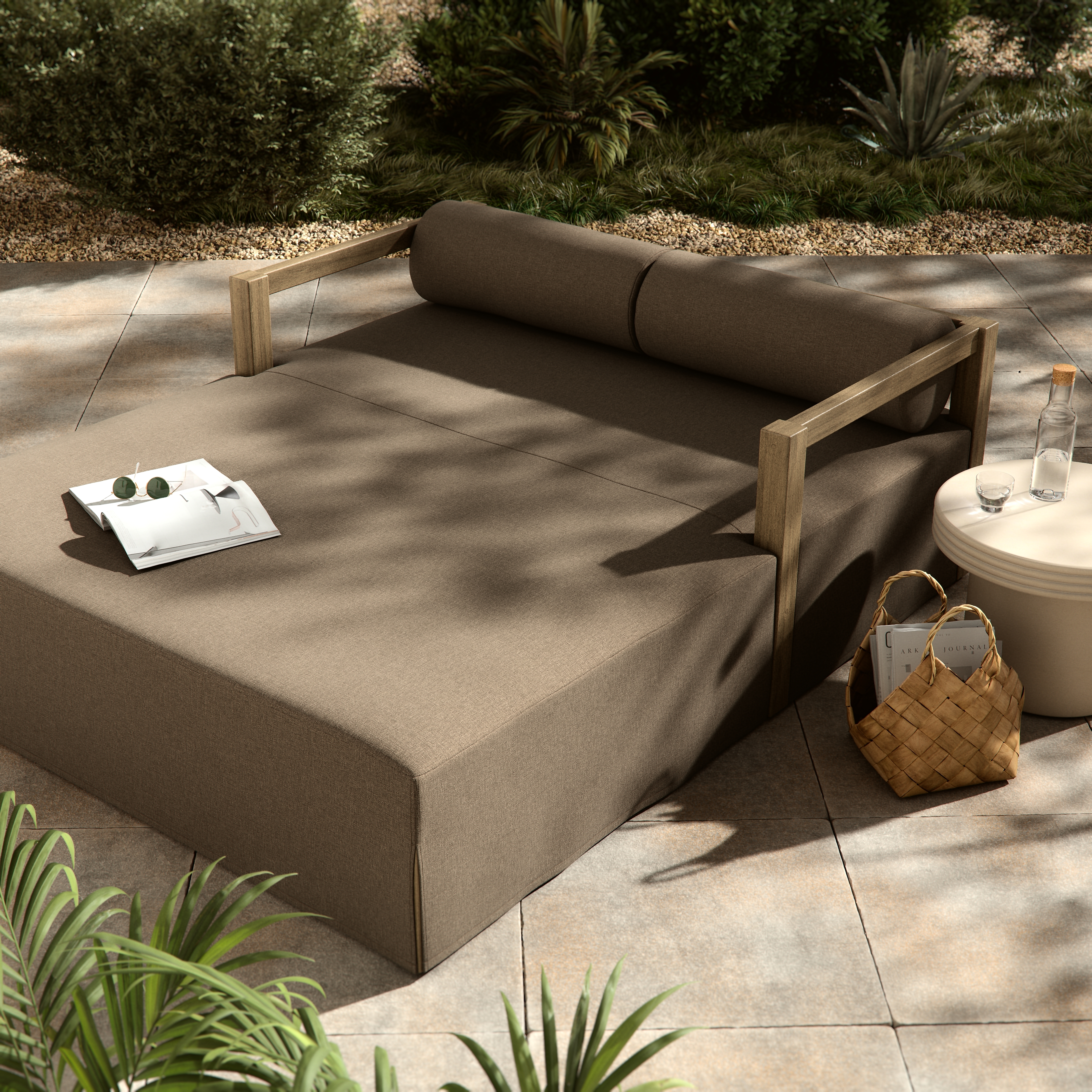 Laskin Outdoor Daybed - Alessi Fawn - Image 13
