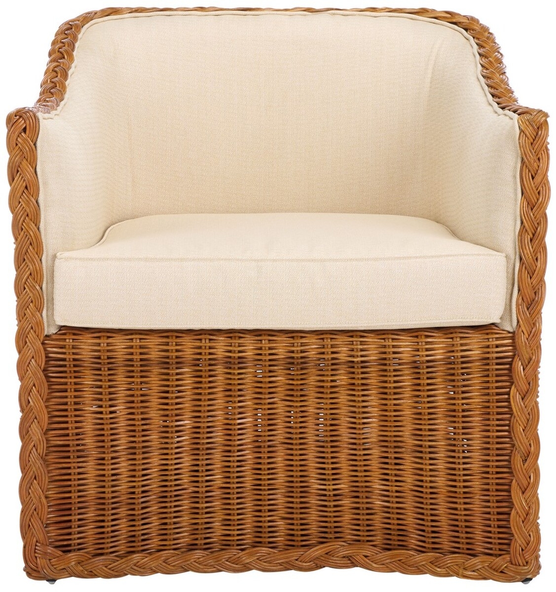 Sharon Rattan Accent Chair - Natural / Beige - Image 0