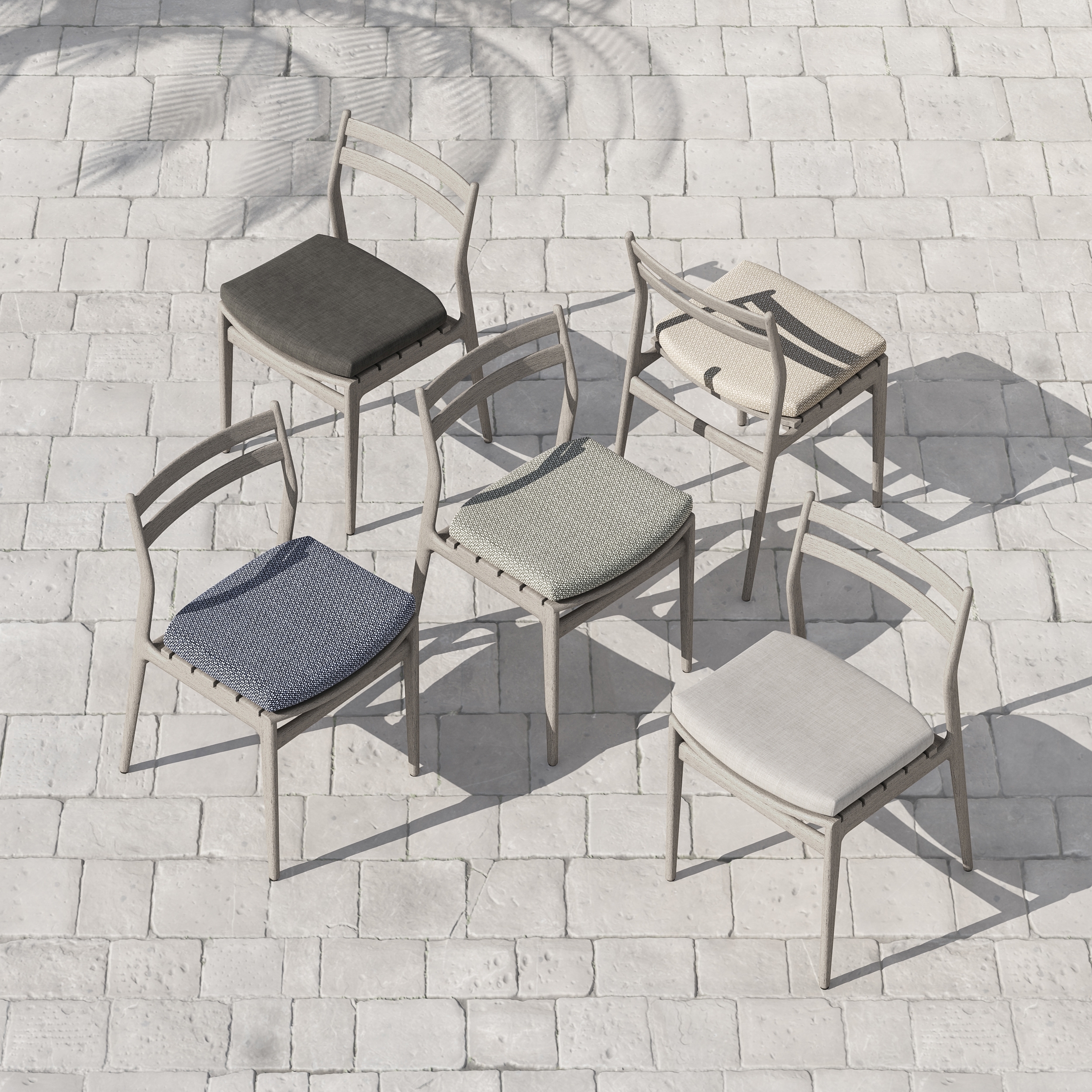 Atherton Outdoor Dining Chair-Grey/Sand - Image 4