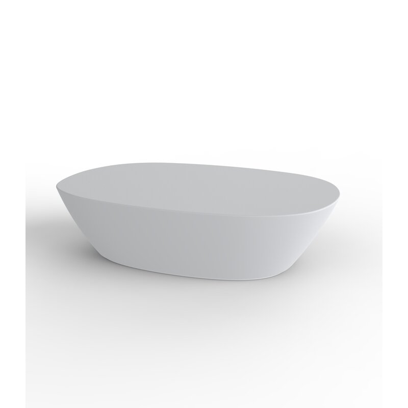 Vondom Sabina Plastic/Resin Coffee Table Color: White - Image 0