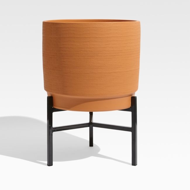 Ruan Large Planter with Metal Stand - Image 0