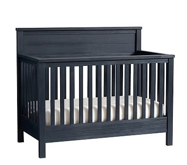 Charlie 4-in-1 Convertible Crib, Weathered Navy, In-Home Delivery - Image 0
