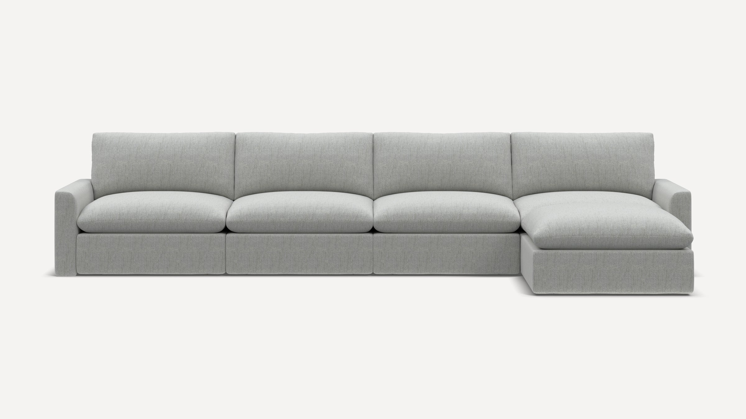 Russet 5-Piece Reversible Chaise Sectional - Georgia Clay - Performance Chenille - Image 1