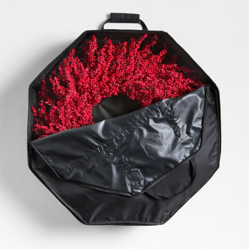 Large 32" Holiday Wreath Storage Bag - Image 1