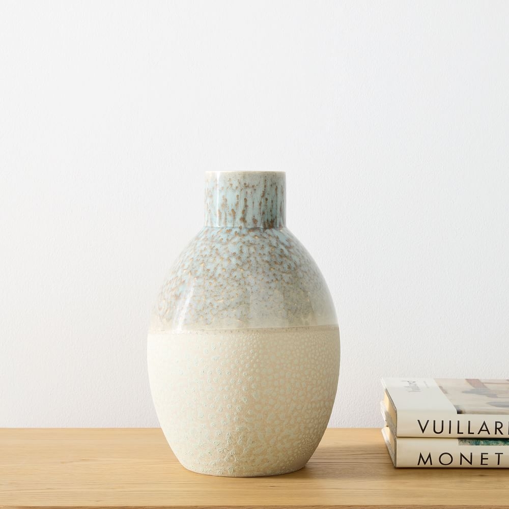 Reactive Modern Vases, Vase, Light Green, Ceramic, Medium - Image 0