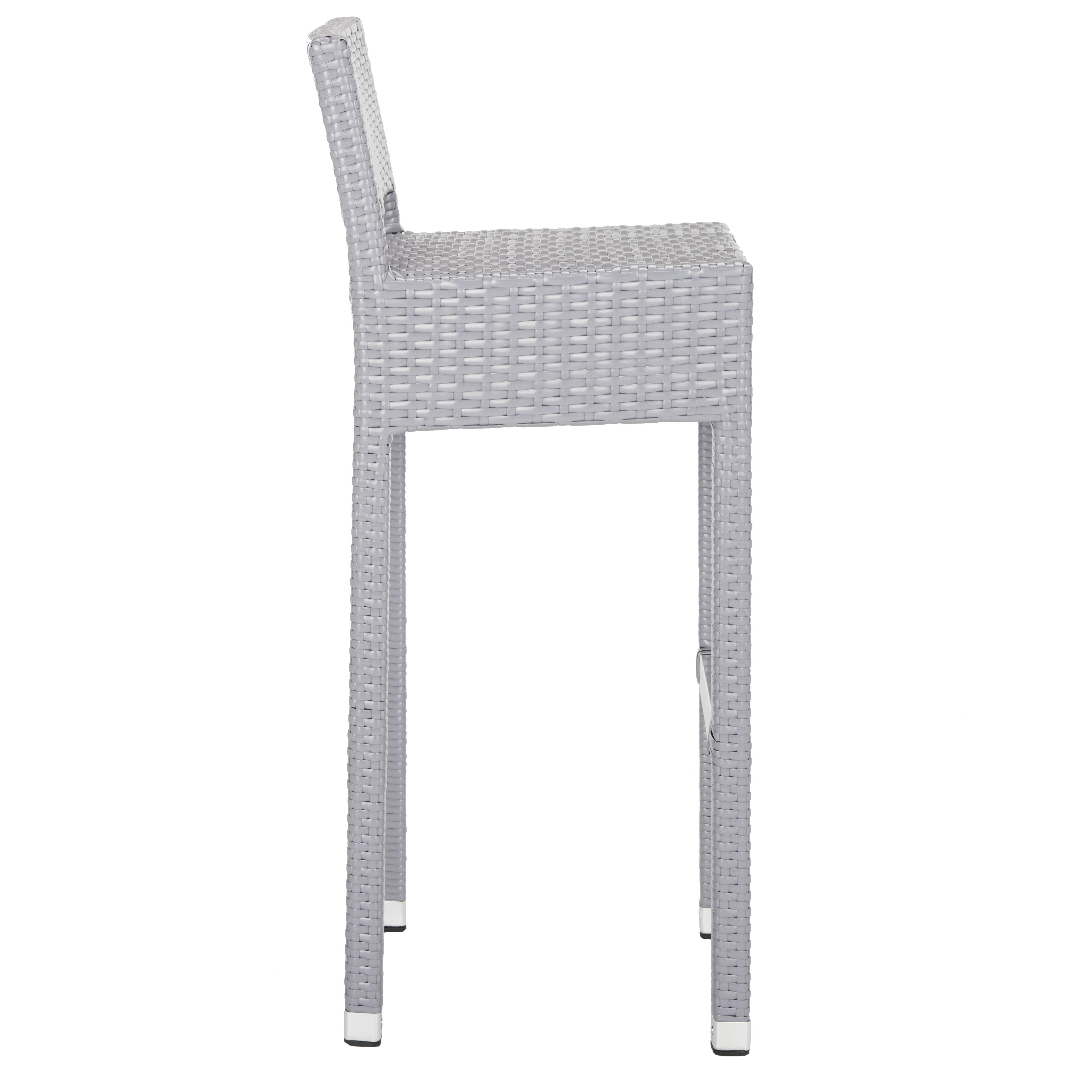 Landry Indoor-Outdoor Bar Stool - Grey - Safavieh - Image 2