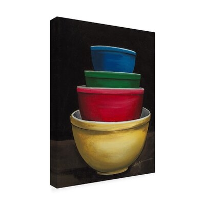 Debbi Wetzel 'Fiesta Bowls' Canvas Art - Image 0