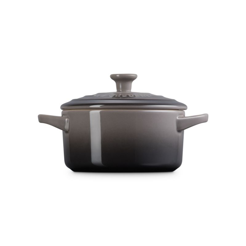 Le Creuset ® 24-oz. Oyster Mini Round Cocotte with Lid - Image 1