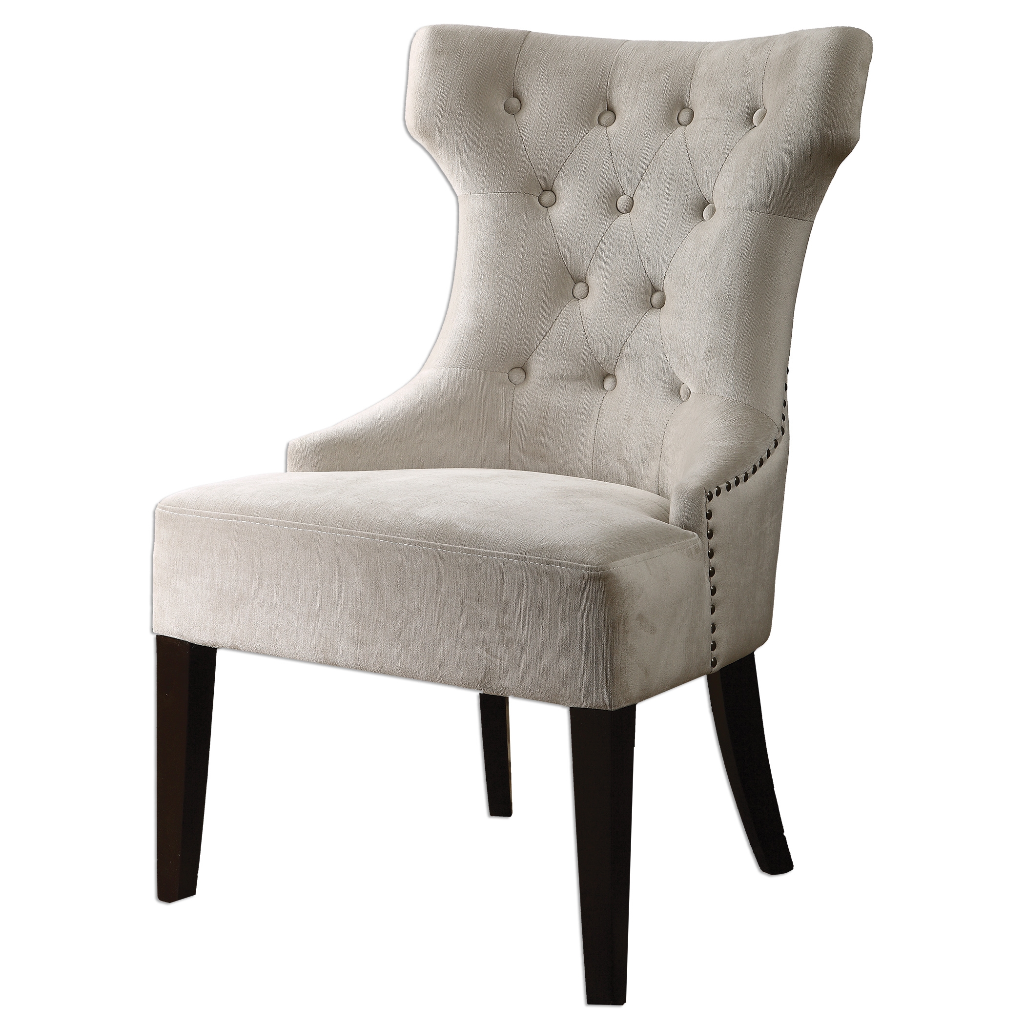 Arlette Tufted Wing Chair - Image 2