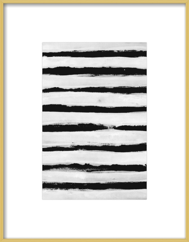 Black and White Stripes by Georgiana Paraschiv for Artfully Walls - Image 0