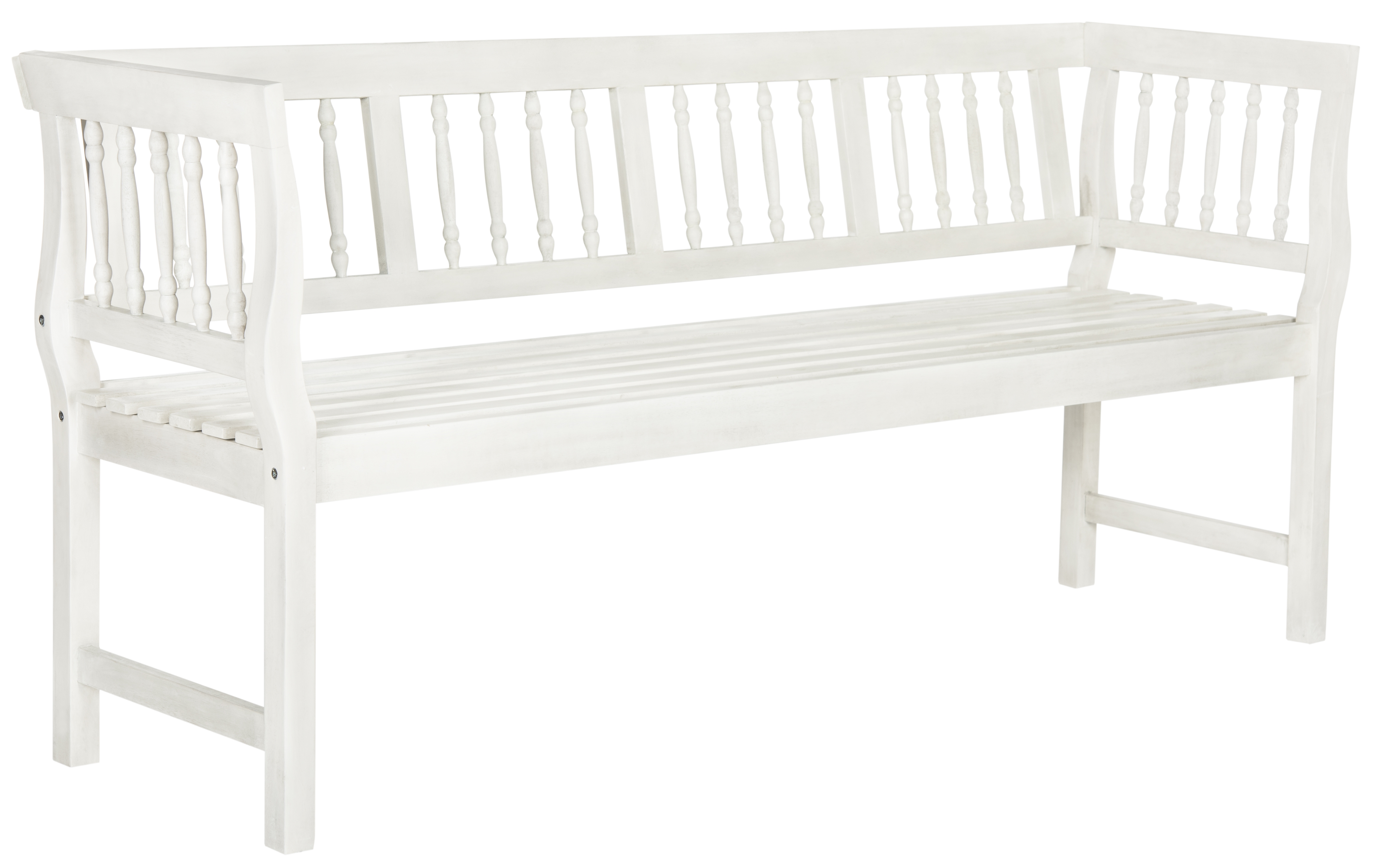 Brentwood Bench - Ash Grey/Beige - Safavieh - Image 1