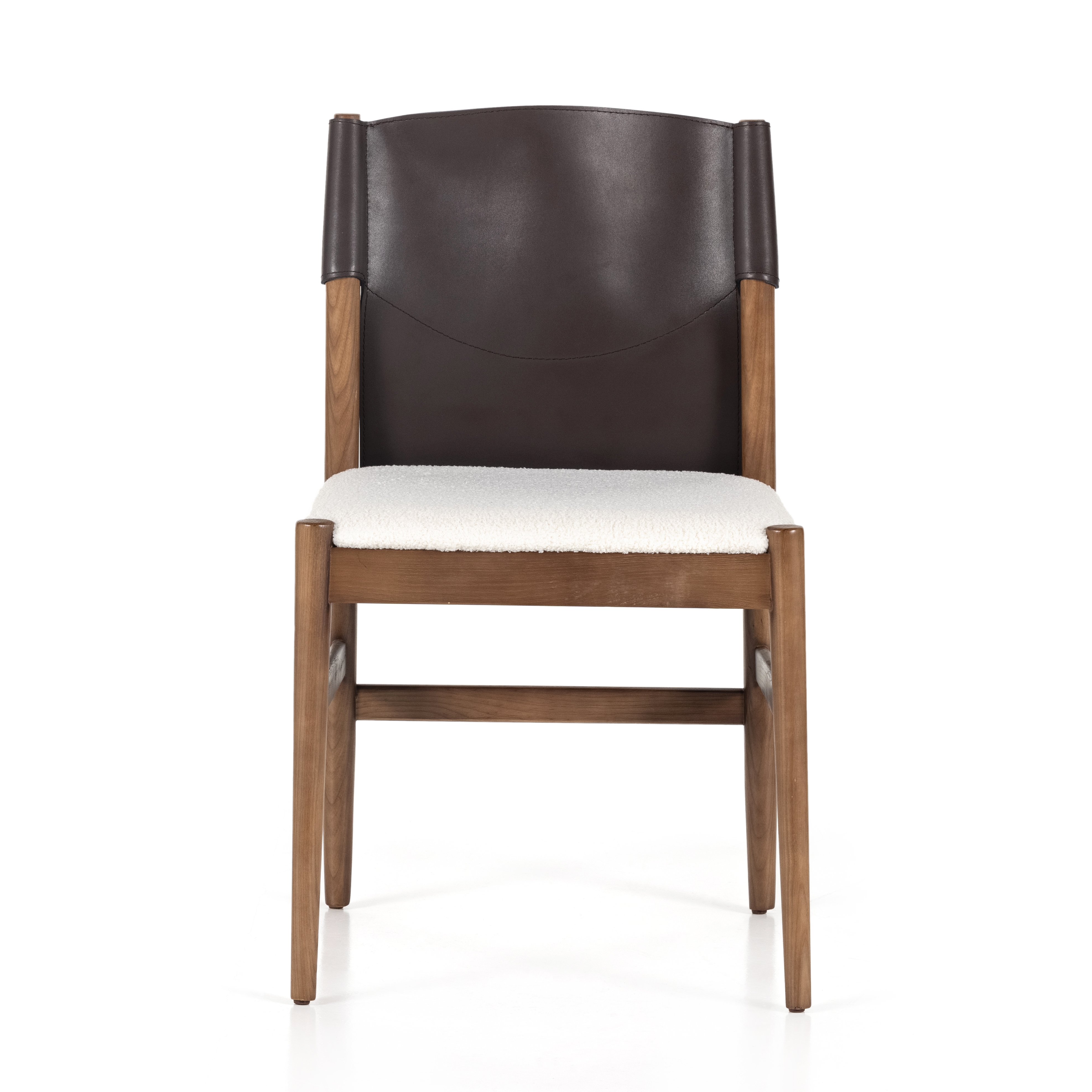 Lulu Armless Dining Chair-Espresso Lthr - Image 4