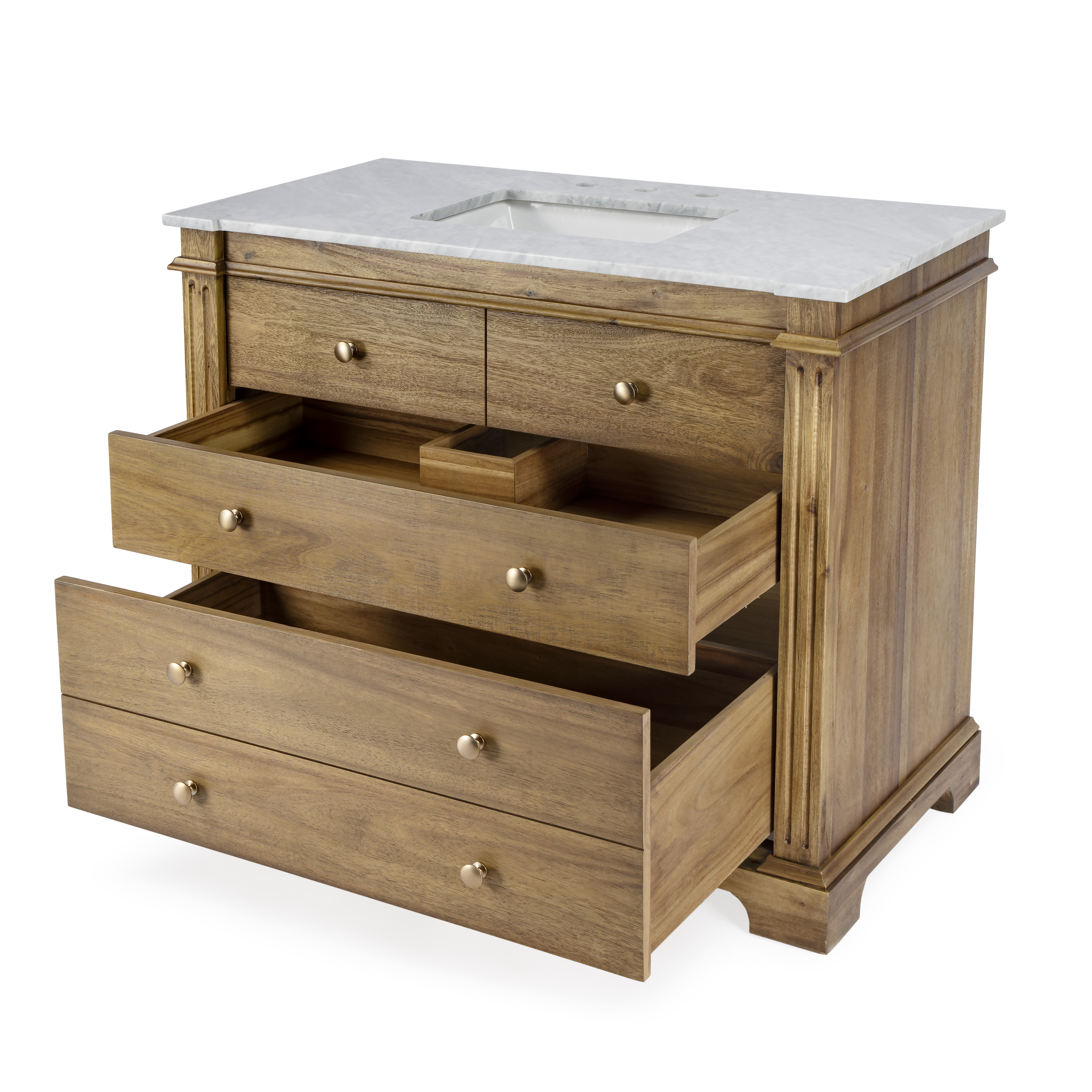 Rachelle Brown Bathroom Vanity - Image 2