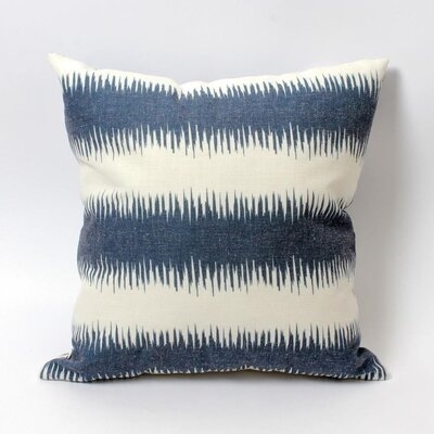 Blue And White Striped Cushion - Image 0