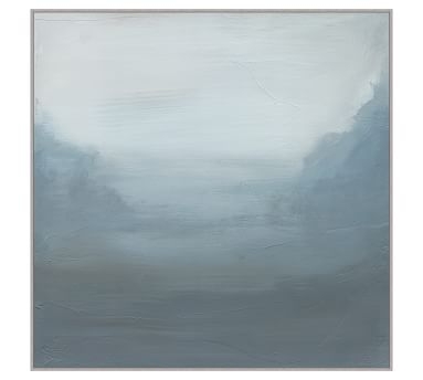 Coastline Mist Framed Canvas Print #5, 51" x 51" - Image 3
