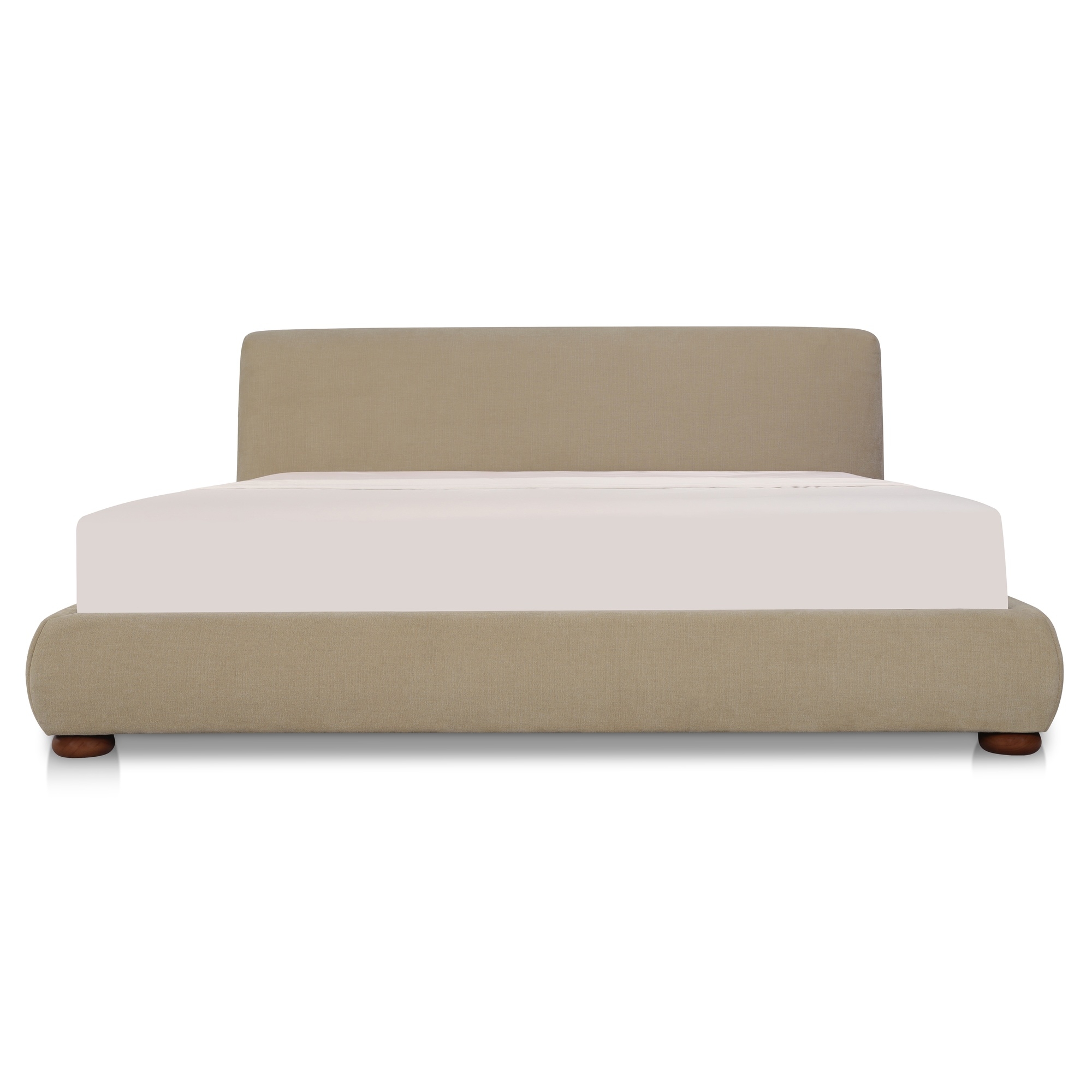 Beau Queen Storage Bed Warm Beige - Image 0