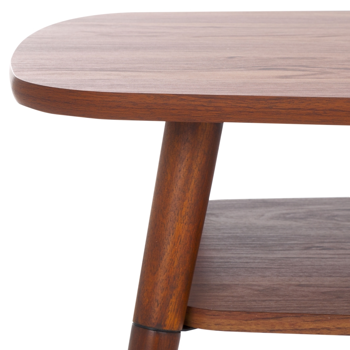 Karou 2 Tier Coffee Table - Walnut - Safavieh - Image 2