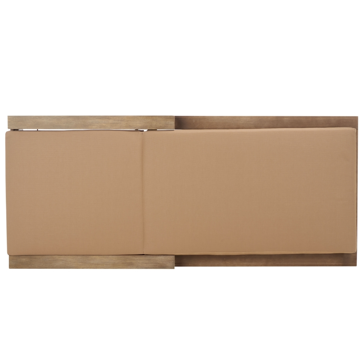 Lanai Wood Chaise Lounge Chair - Natural/Brown - Image 5