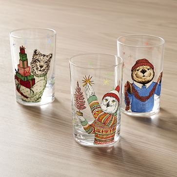 Dapper Animal Juice Glass, Owl, Each - Image 1