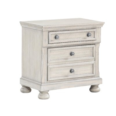 Hammes 2 - Drawer Nightstand in Taupe - Image 0