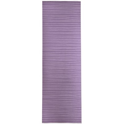 LINEAR LAVENDER Geometric Purple Area Rug - Image 0