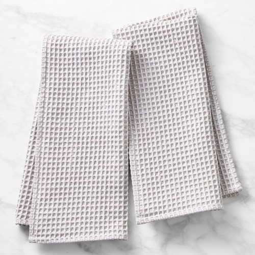 Oversized Waffle Weave Towels, 20" X 30", Drizzle Grey - Image 0