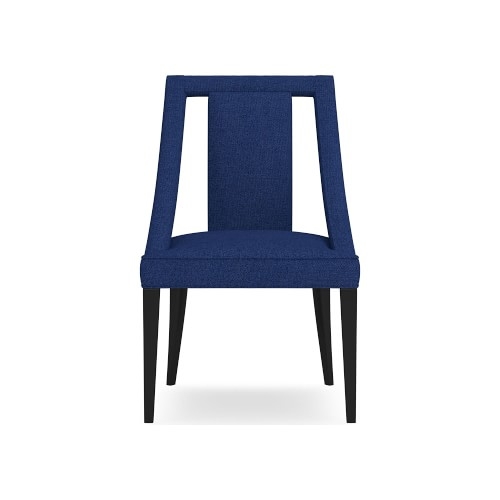 Sussex Side Chair, Standard, Perennials Performance Canvas, Denim, Ebony Leg - Image 0