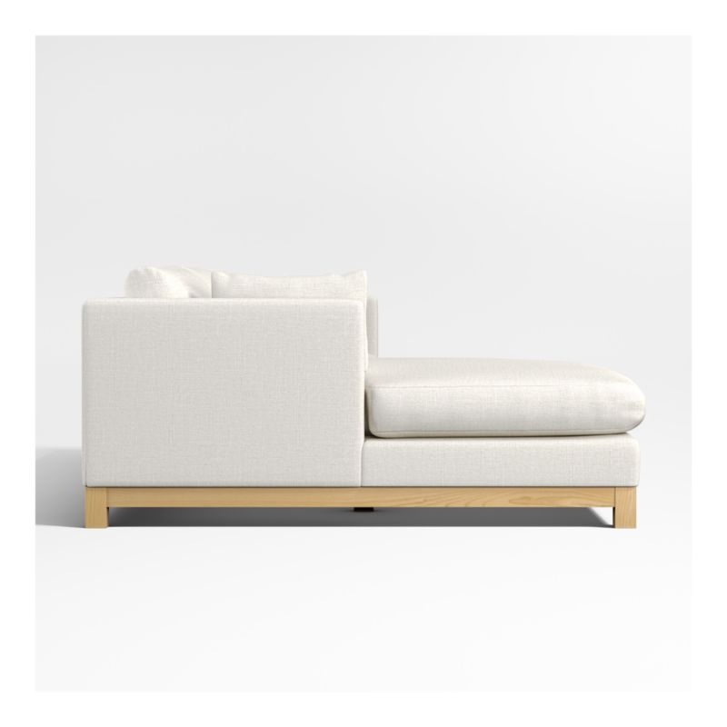 Pacific Wood Base 2-Piece Sectional Sofa with Chaise Lounge - Image 2