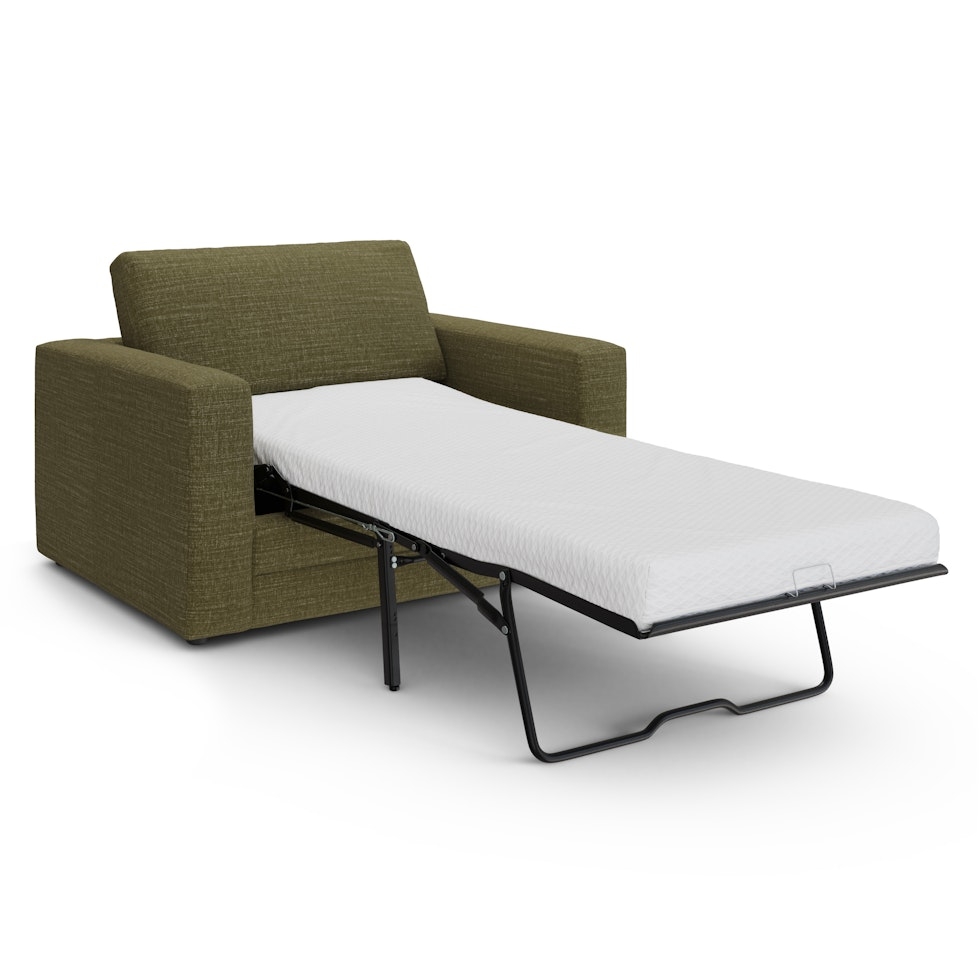 Riley 57.5" Sleeper Chair - Napa Moss - Image 1