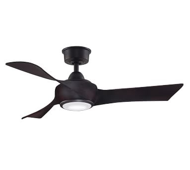 Wrap 60" Indoor/Outdoor Ceiling Fan With Led Light Kit, Dark Bronze With Dark Walnut Blades - Image 2