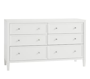 Parker Extra-Wide Dresser, Simply White, In-Home Delivery - Image 0
