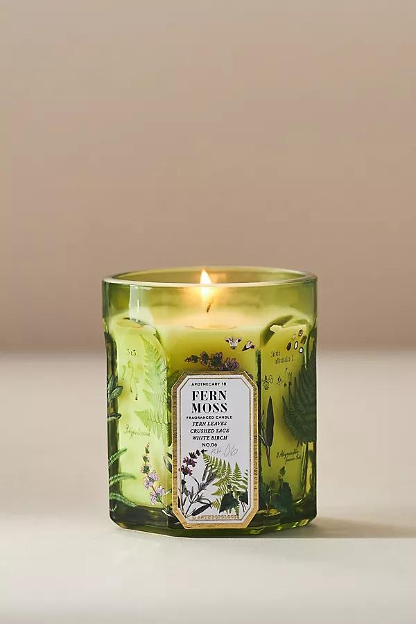 Apothecary 18 Fresh Fern Moss Glass Candle - Image 0