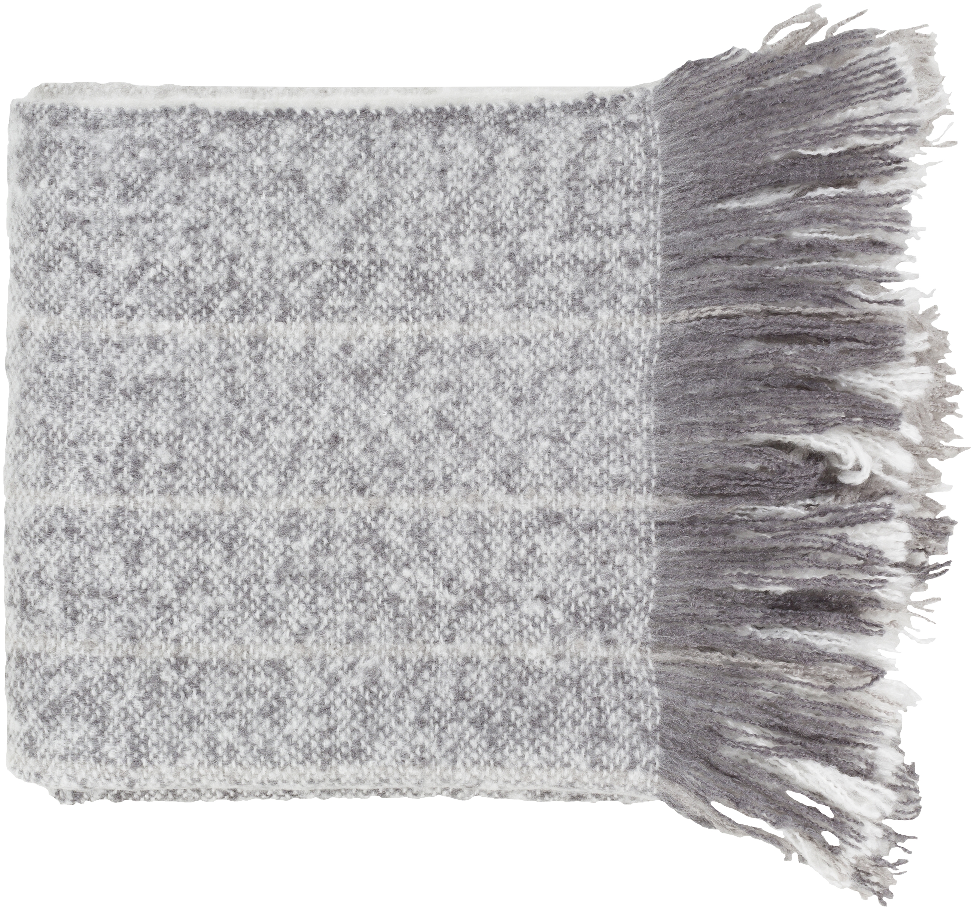 Arrah Ombre Throw Blanket, Gray - Image 0