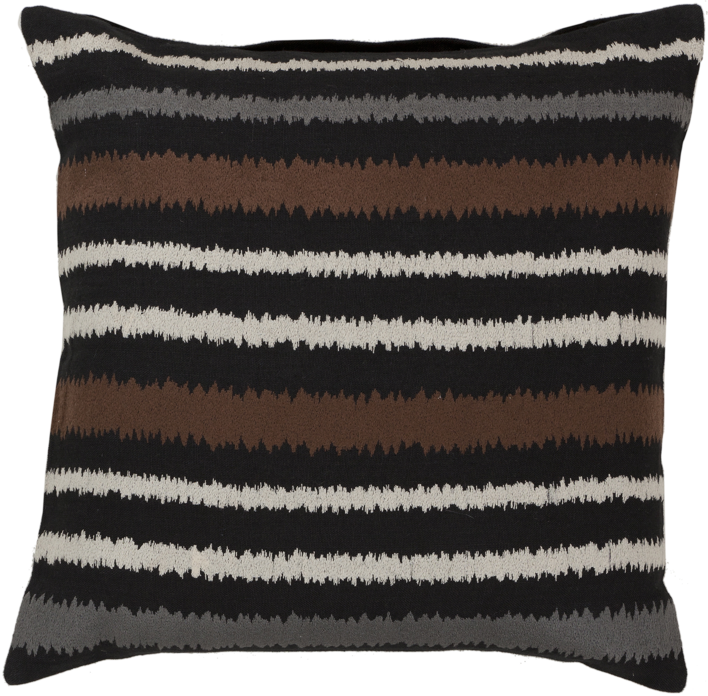 Ikat Stripe AR-101 18"L x 18"W Down Filled Pillow - Image 0