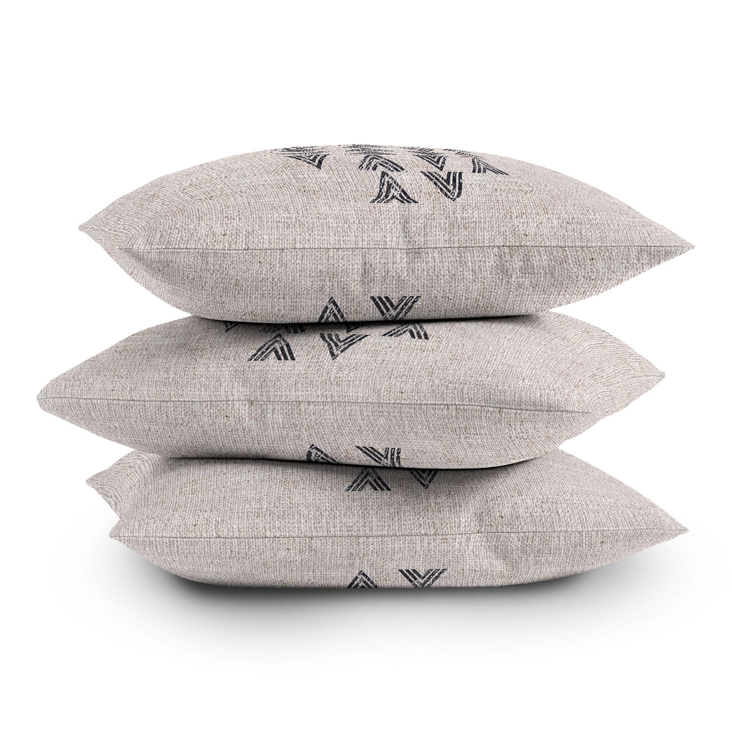 French Linen Tri Arrow by Holli Zollinger - Outdoor Throw Pillow 16" x 16" - Image 3
