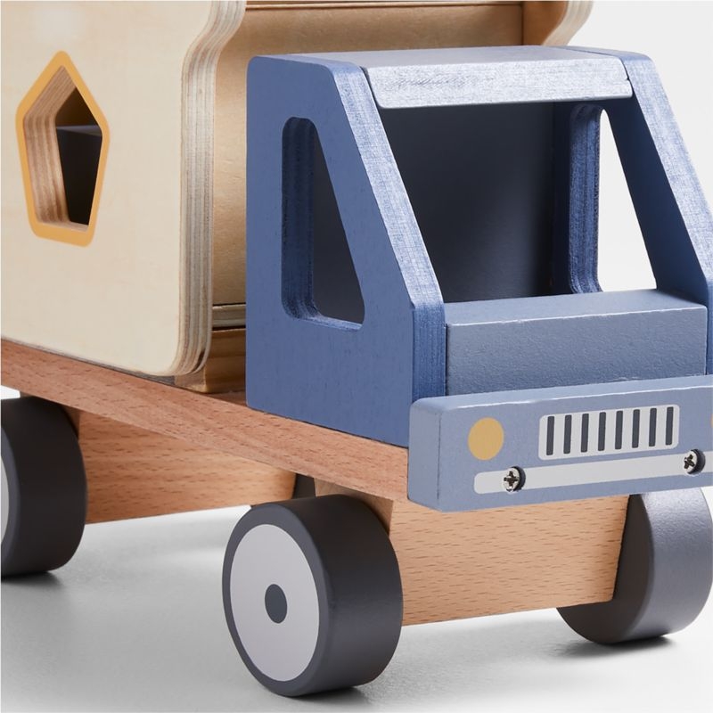 Wood Kids Shape Sorting Truck - Image 1