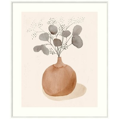 La Planta I (Floral Vase) by Victoria Barnes - Picture Frame Painting Print on Paper - Image 0