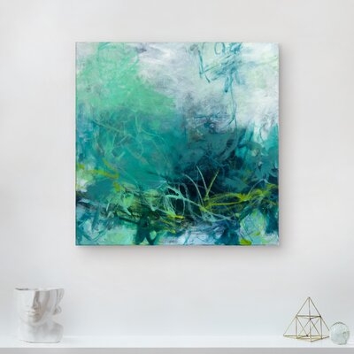 One-of-a-Kind Original Tammy Staab 'Wading in the Shallows' Wrapped Canvas Painting - Image 0