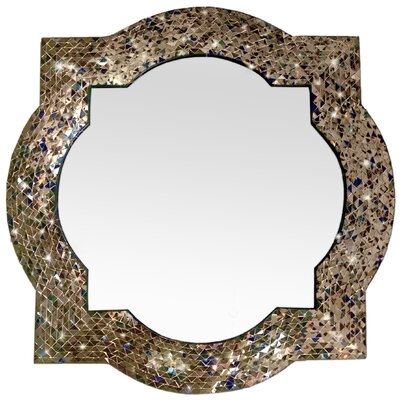 Quatrefoil Contemporary Accent Mirror - Image 0