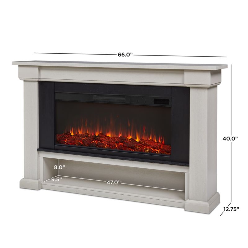 Bristow Light Wood Electric Fireplace - Image 5