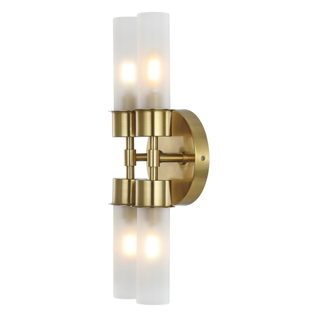 Joli 4Lt 4.25" Wall Sconce - Brass - Safavieh - Image 4