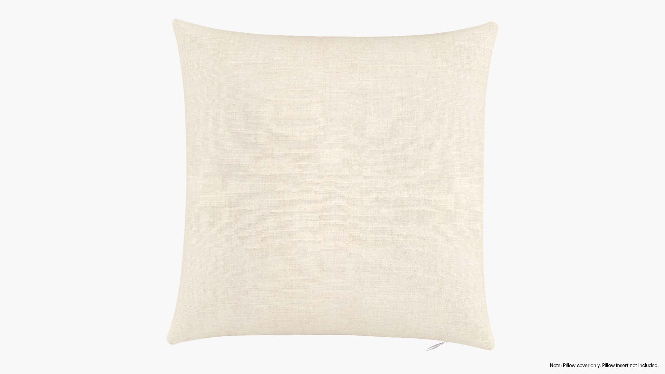 Throw Pillow Cover 16", Talc Everyday Linen, 16" x 16" - Image 0